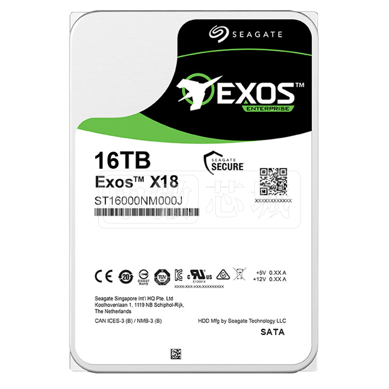 希捷银河系列 16TB企业级服务器硬盘 ST16000NM000J