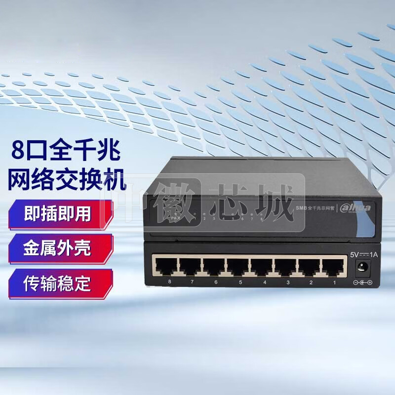大华 安防SMB千兆交换机（非POE） DH-S3000C-5GT/8GT/16GT/24GT
